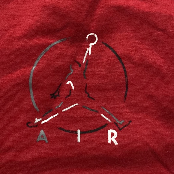π Air Jordan Red Tank Top - Like New! - Picture 2 of 4